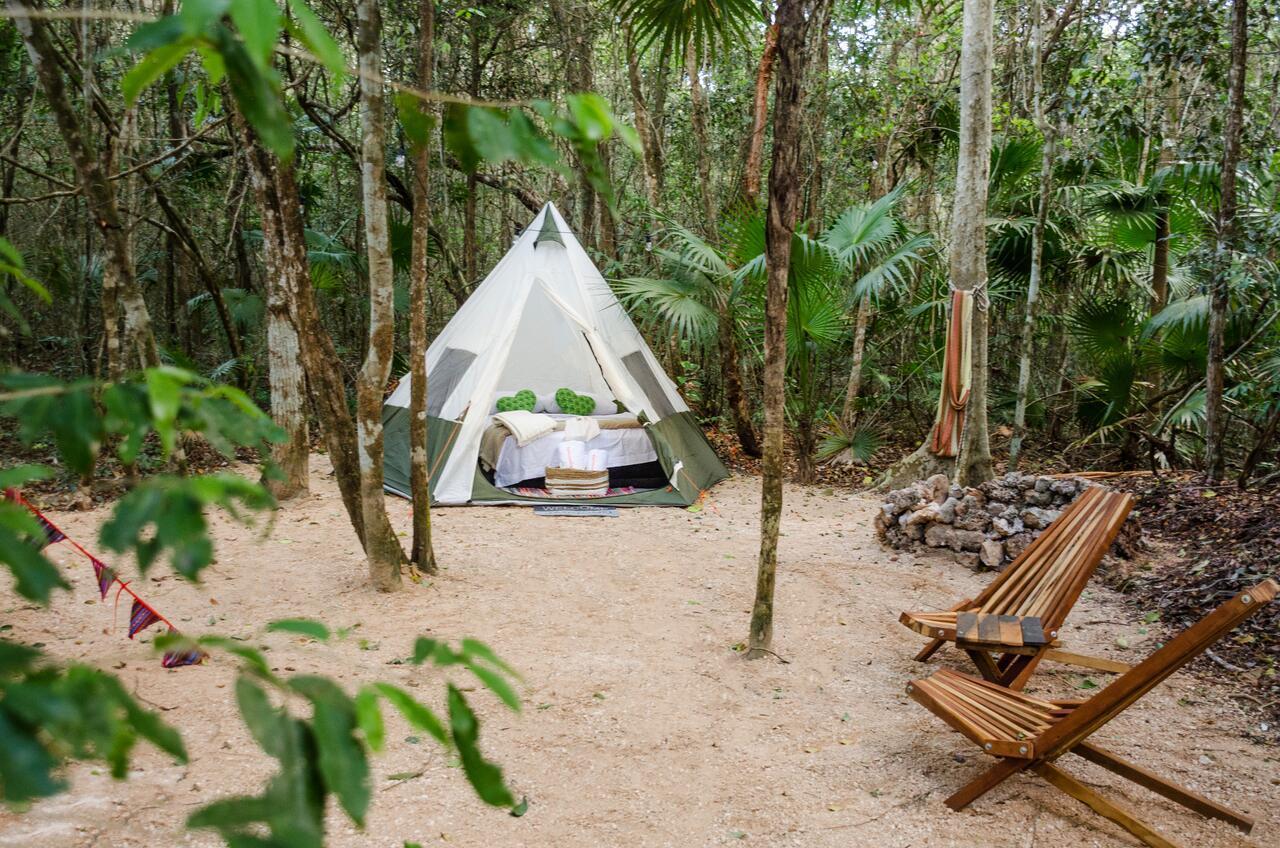 Glamping Mama Loo Mm بويرتو موريلوس المظهر الخارجي الصورة